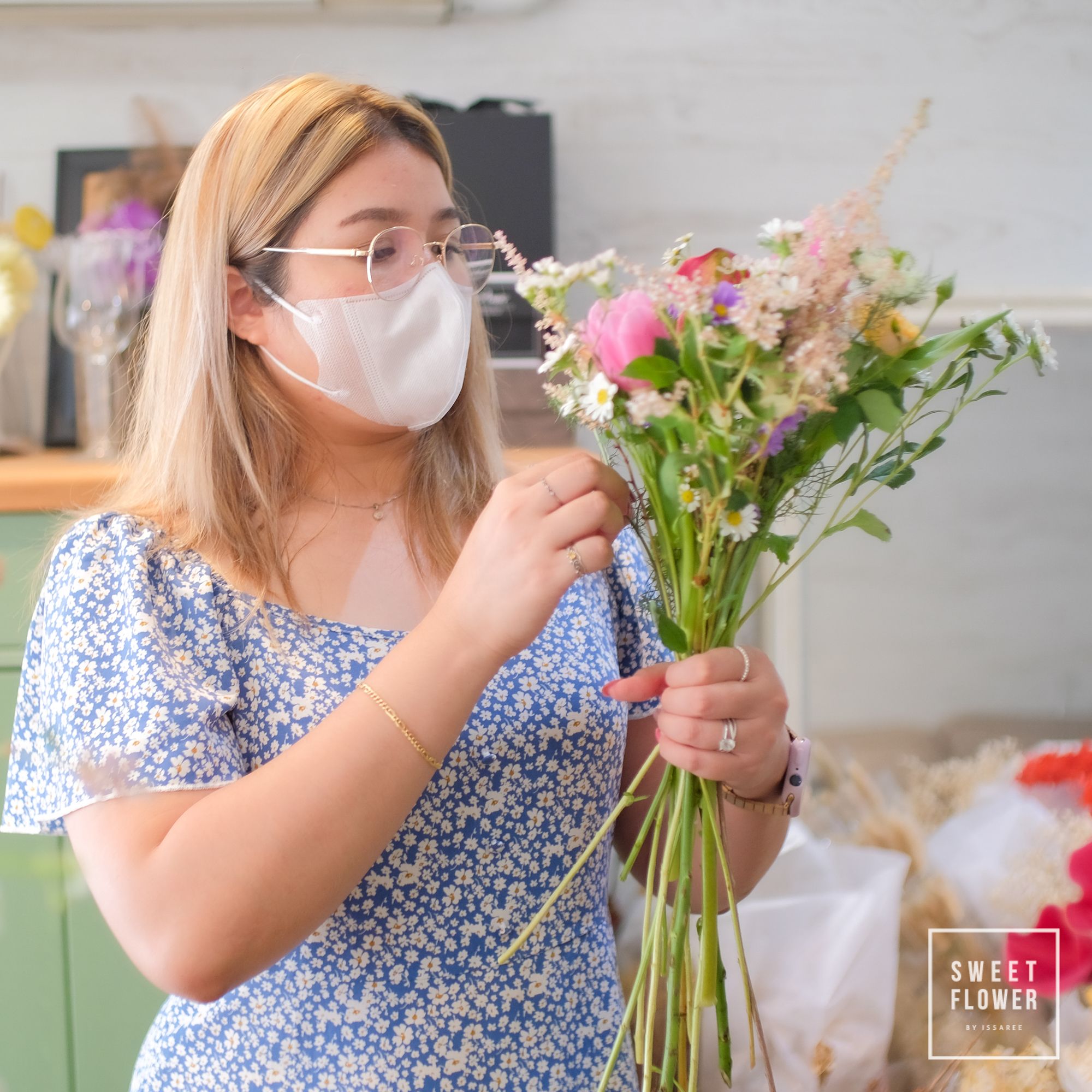 เรียนจัดดอกไม้ ช่อเจ้าสาว (Bridal Bouquet)