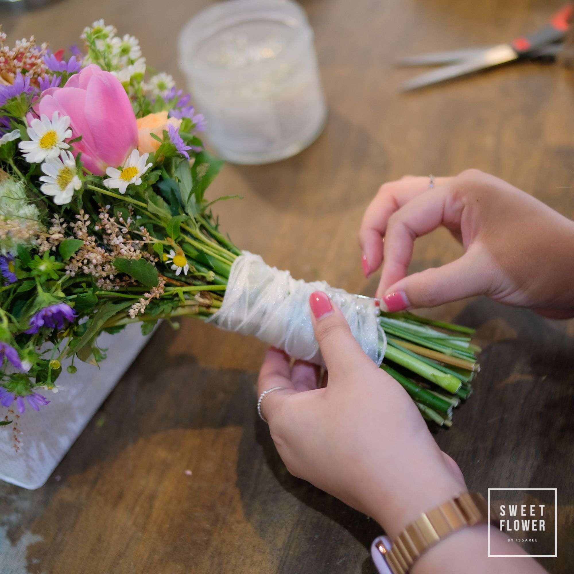 เรียนจัดดอกไม้ ช่อเจ้าสาว (Bridal Bouquet)